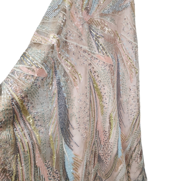 Jules & Cleo Sparkly Pink Ball Gown - Picture 3 of 13